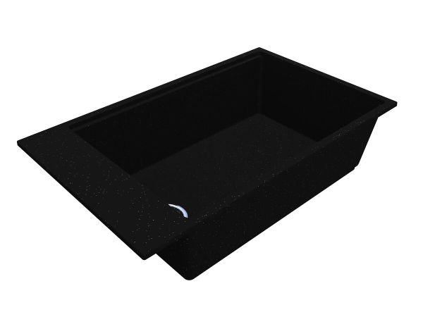 Кухонная мойка LAGOON 760 (BLACK SHINE)