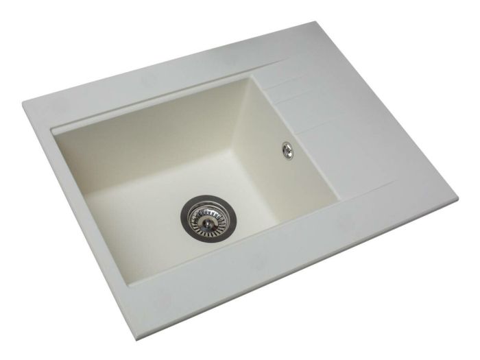 Кухонная мойка Bodrum 650 (WHITE)